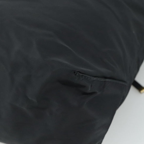 BURBERRY Blue Label Shoulder Bag Nylon Leather 2way Black Auth ti2574