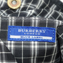 BURBERRY Blue Label Shoulder Bag Nylon Leather 2way Black Auth ti2574-10