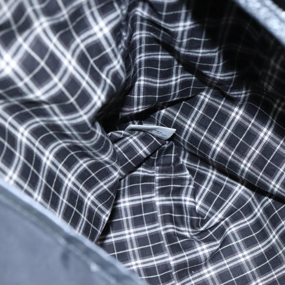 BURBERRY Blue Label Shoulder Bag Nylon Leather 2way Black Auth ti2574