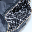 BURBERRY Blue Label Shoulder Bag Nylon Leather 2way Black Auth ti2574-12