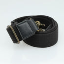 BURBERRY Blue Label Shoulder Bag Nylon Leather 2way Black Auth ti2574-21