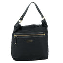 BURBERRY Blue Label Shoulder Bag Nylon Leather 2way Black Auth ti2574-13