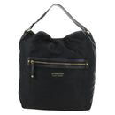 BURBERRY Blue Label Shoulder Bag Nylon Leather 2way Black Auth ti2574-13