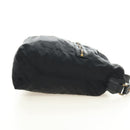 BURBERRY Blue Label Shoulder Bag Nylon Leather 2way Black Auth ti2574-4