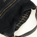 BURBERRY Blue Label Shoulder Bag Nylon Leather 2way Black Auth ti2574-6