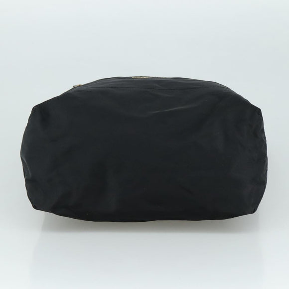 BURBERRY Blue Label Shoulder Bag Nylon Leather 2way Black Auth ti2574