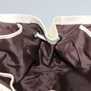 BURBERRY Hand Bag Leather Gold Auth ti2578-16