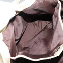 BURBERRY Hand Bag Leather Gold Auth ti2578-18