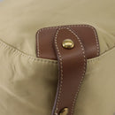 BURBERRY Blue Label Shoulder Bag Nylon Leather Beige Brown Auth ti2579-15