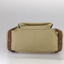 BURBERRY Blue Label Shoulder Bag Nylon Leather Beige Brown Auth ti2579-5