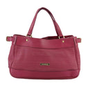 BURBERRY Blue Label Hand Bag Leather Pink Gold Auth ti2580-2