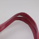 BURBERRY Blue Label Hand Bag Leather Pink Gold Auth ti2580-8