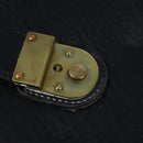 Burberrys Business Bag Leather Black Gold Auth ti2582-10