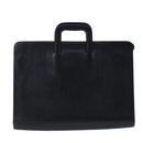 Burberrys Business Bag Leather Black Gold Auth ti2582-2
