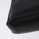 GUCCI Bamboo Hand Bag Leather 2way Black Gold 001 3754 1638 Auth ti2587-16