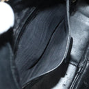 GUCCI Bamboo Hand Bag Leather 2way Black Gold 001 3754 1638 Auth ti2587-11