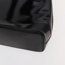 GUCCI Bamboo Shoulder Bag Enamel Black Gold 001 1075 1650 0 Auth ti2593-12