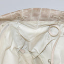 CHANEL New Travel line Tote Bag Nylon Beige CC Auth ti2609-14