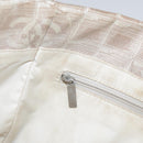 CHANEL New Travel line Tote Bag Nylon Beige CC Auth ti2609-16