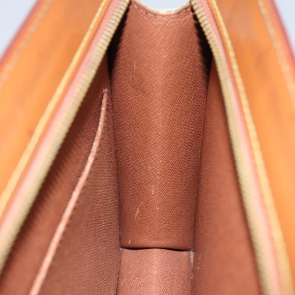 LOUIS VUITTON Epi Pochette Homme Clutch Bag Zipangu Gold M52528 LV Auth ti2611