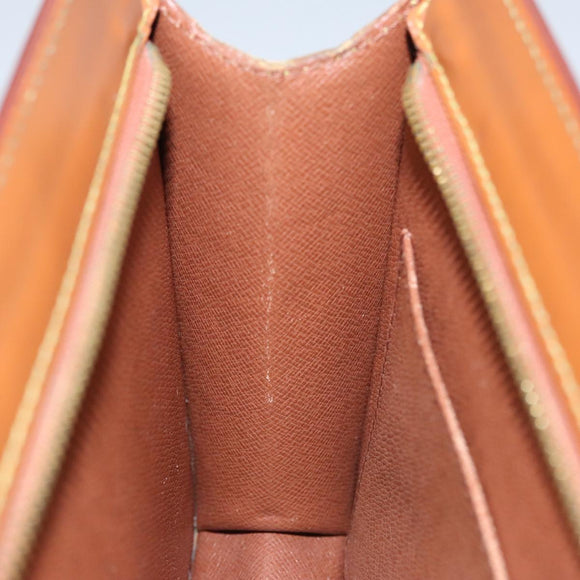 LOUIS VUITTON Epi Pochette Homme Clutch Bag Zipangu Gold M52528 LV Auth ti2611