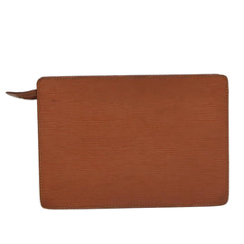 LOUIS VUITTON Epi Pochette Homme Clutch Bag Zipangu Gold M52528 LV Auth ti2611 - 0