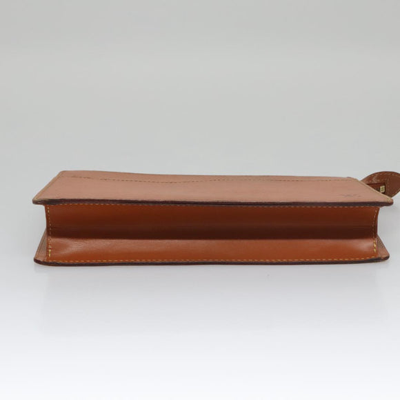 LOUIS VUITTON Epi Pochette Homme Clutch Bag Zipangu Gold M52528 LV Auth ti2611