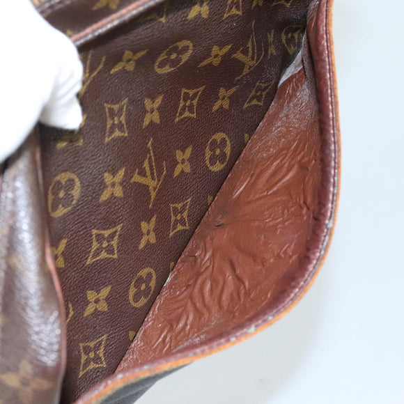 LOUIS VUITTON Monogram Compiegne 28 Clutch Bag M51845 LV Auth ti2613