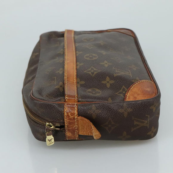 LOUIS VUITTON Monogram Compiegne 28 Clutch Bag M51845 LV Auth ti2613