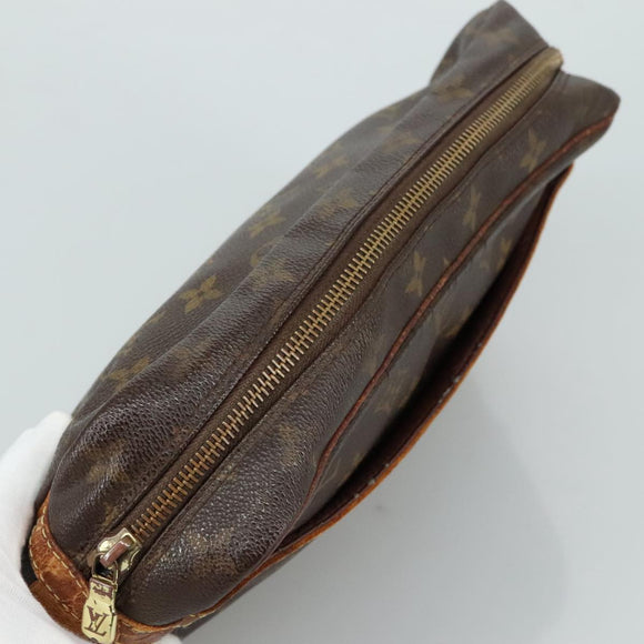 LOUIS VUITTON Monogram Compiegne 28 Clutch Bag M51845 LV Auth ti2613