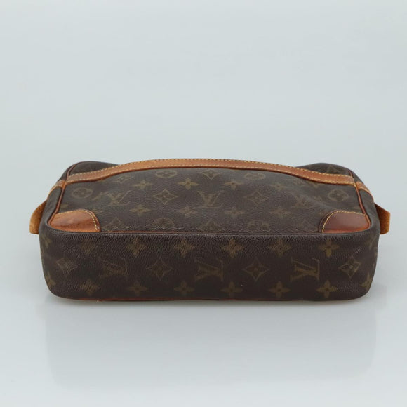 LOUIS VUITTON Monogram Compiegne 28 Clutch Bag M51845 LV Auth ti2613