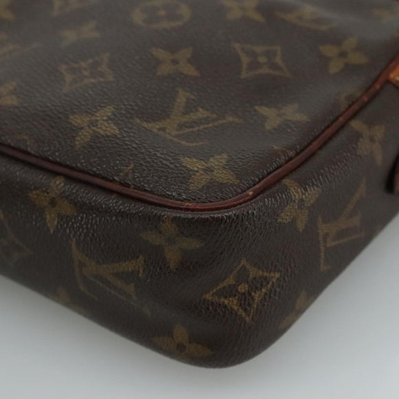 LOUIS VUITTON Monogram Compiegne 23 Clutch Bag M51847 LV Auth ti2614