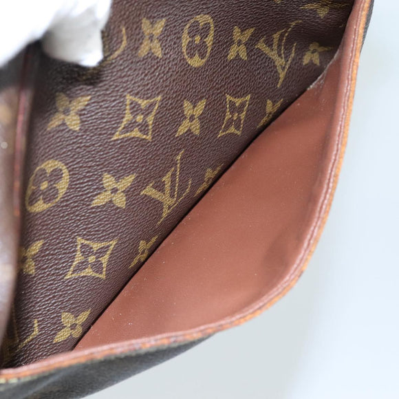 LOUIS VUITTON Monogram Compiegne 23 Clutch Bag M51847 LV Auth ti2614