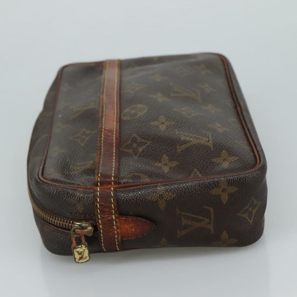 LOUIS VUITTON Monogram Compiegne 23 Clutch Bag M51847 LV Auth ti2614