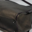 BURBERRY Nova Check Tote Bag PVC Brown Auth ti2634-12