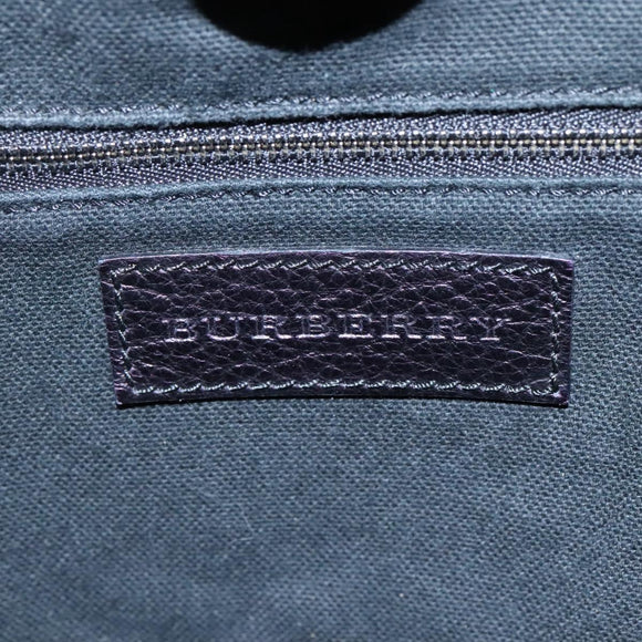 BURBERRY Nova Check Tote Bag PVC Brown Auth ti2634