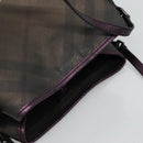 BURBERRY Nova Check Tote Bag PVC Brown Auth ti2634-6