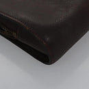 LOUIS VUITTON Taiga Baikal Clutch Bag Acajou M30186 LV Auth ti2637-16