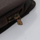 LOUIS VUITTON Taiga Baikal Clutch Bag Acajou M30186 LV Auth ti2637-8