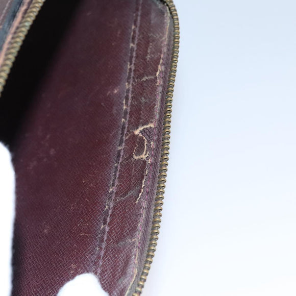 LOUIS VUITTON Taiga Baikal Clutch Bag Acajou M30186 LV Auth ti2637