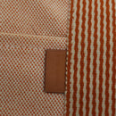 HERMES New Fourre Tout MM Hand Bag Canvas Orange Auth ti2638-15