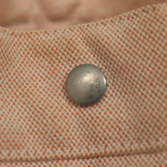 HERMES New Fourre Tout MM Hand Bag Canvas Orange Auth ti2638