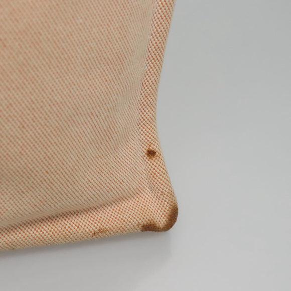 HERMES New Fourre Tout MM Hand Bag Canvas Orange Auth ti2638