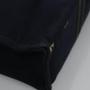 HERMES Fourre Tout MM Hand Bag Canvas Navy Auth ti2640-9