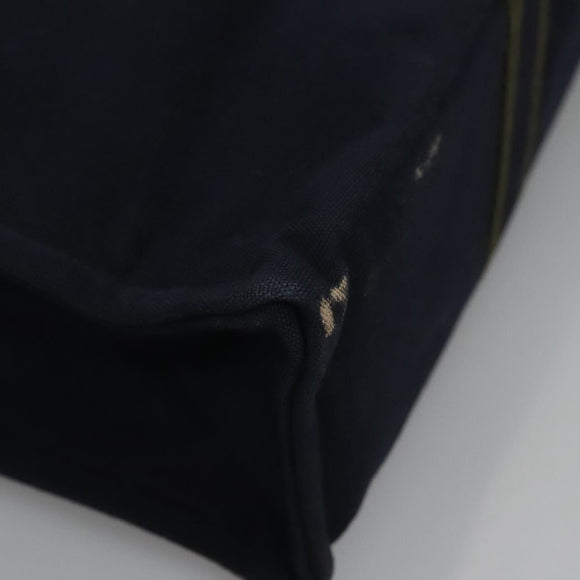 HERMES Fourre Tout MM Hand Bag Canvas Navy Auth ti2640