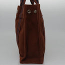 HERMES Fourre Tout PM Hand Bag Canvas Brown Auth ti2641-4