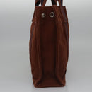 HERMES Fourre Tout PM Hand Bag Canvas Brown Auth ti2641-5