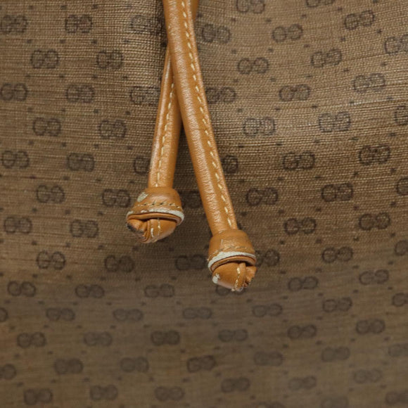 GUCCI Micro GG Supreme Shoulder Bag PVC Beige 001 115 1229 Auth ti2653