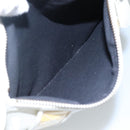 BURBERRY Shoulder Bag Leather White Auth ti2656-12