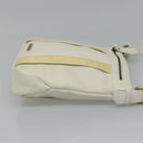 BURBERRY Shoulder Bag Leather White Auth ti2656-4